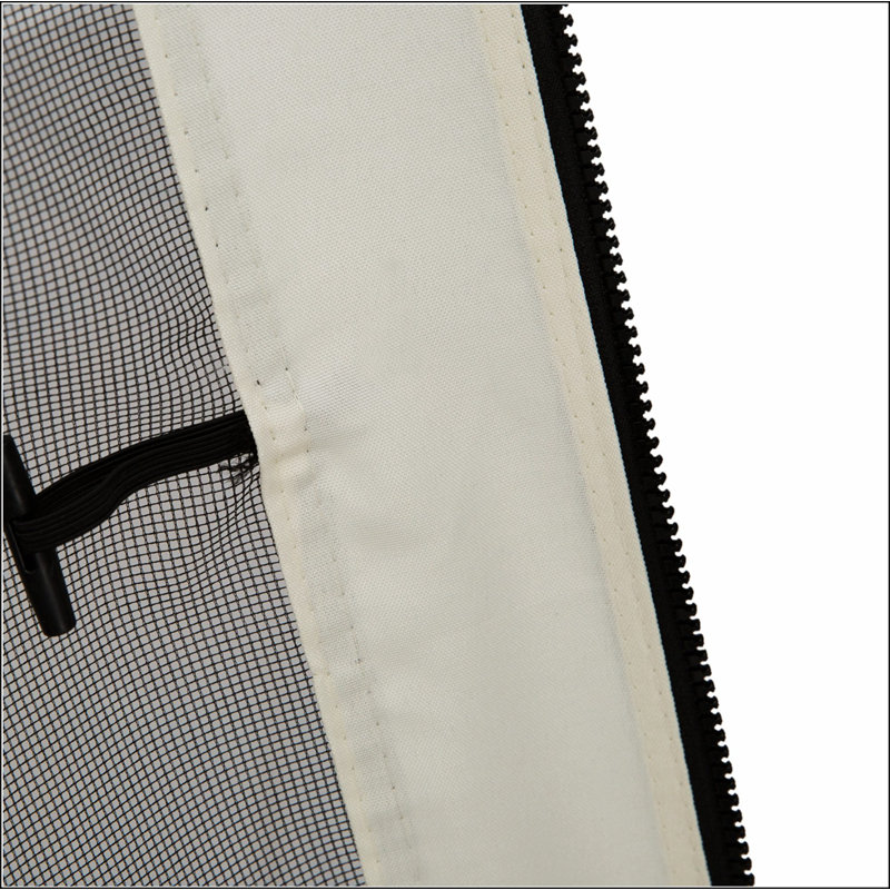 Outsunny 13' x 13' Replacement Mesh Sidewall Netting for Patio Gazebos and Canopy Tents with Zippers (Sidewall Only)
