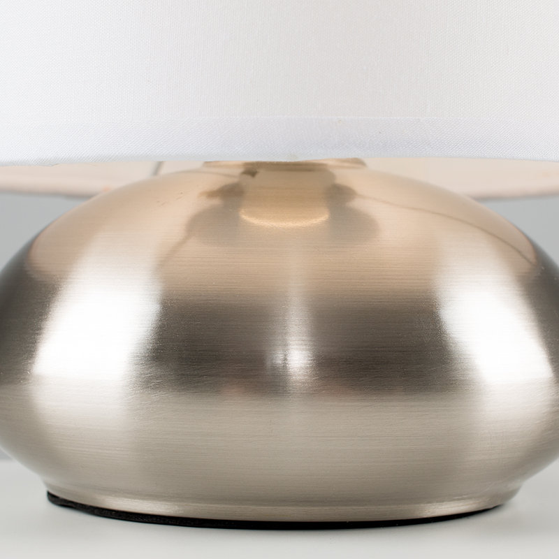 Aman Metal Table Lamp, White