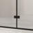 31-30"x 72" Bifold Shower Door, 1/4"(6mm) Tempered Glass, Matte Black Aluminum Frame, Explosion Proof Film-126704924