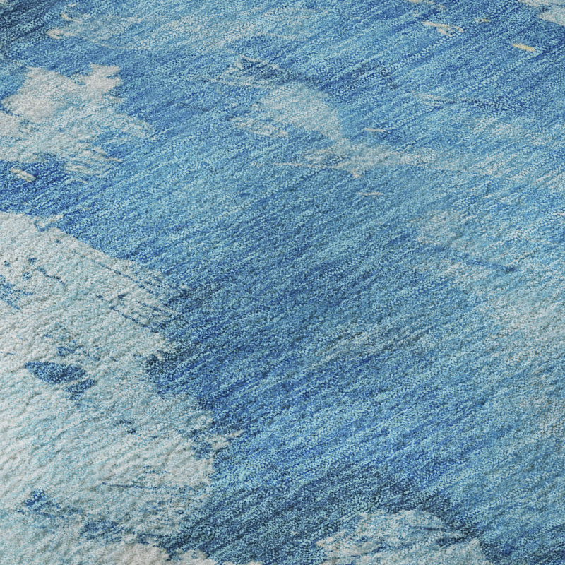 Premium Machine Washable Varasteh AMF1675 Abstract Rug, Rectangle 10' x 14'