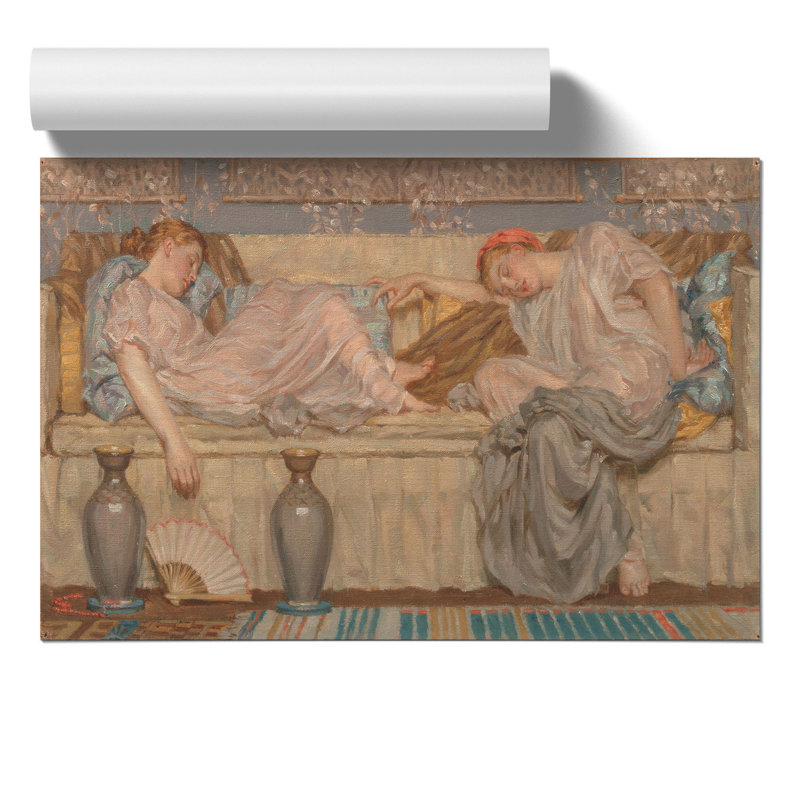 Beads by Albert Joseph Moore - Frameless Print, 21cm H x 30cm W x 0.1cm D