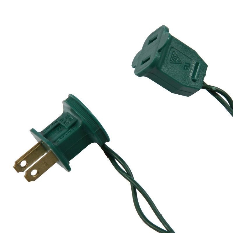 Christmas Mini Light Set 23' Green Wire, Purple