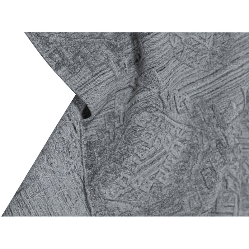 Geometric Area Rug in Gray
