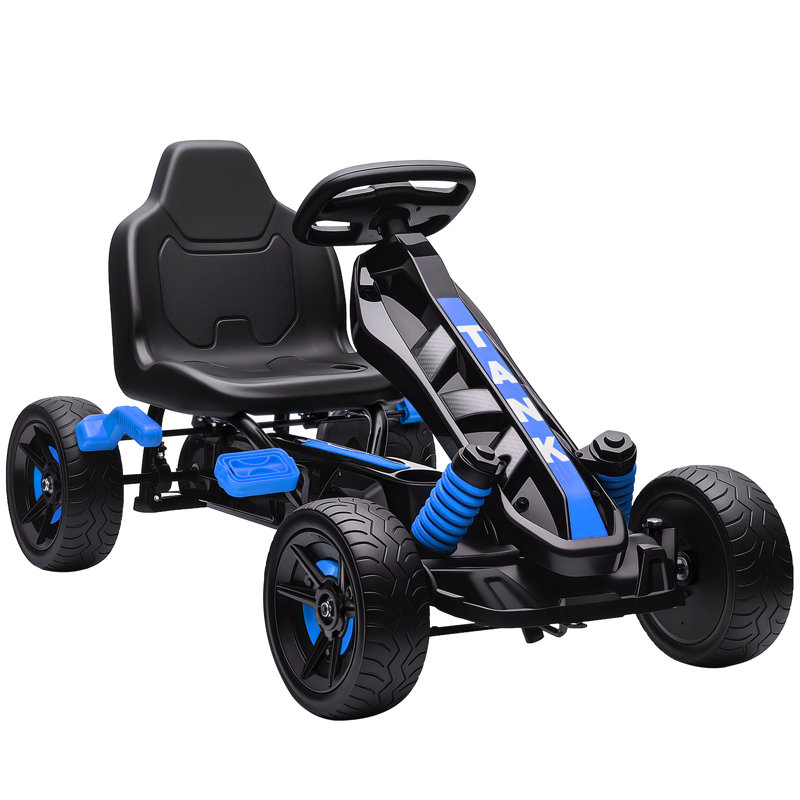 Zoomie Kids Go Kart, Blue