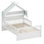 Lit maison avec tablette de tête de lit intégrée, cadre de lit avec rangement-879089552