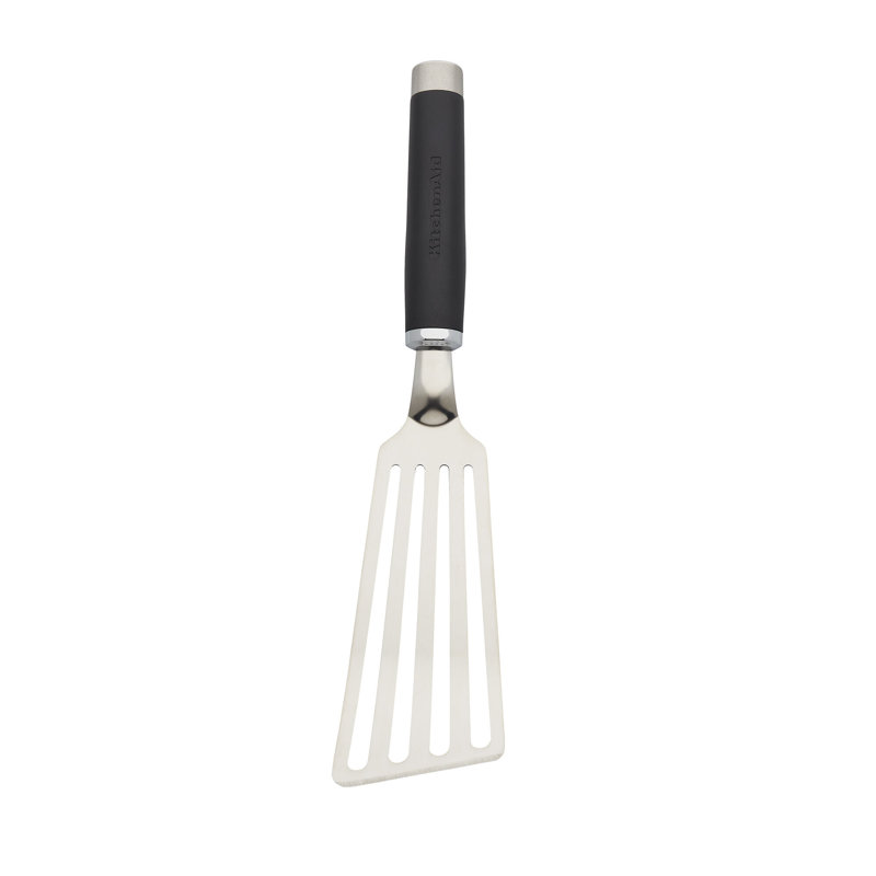KitchenAid® Gourmet Stainless Steel Flex Turner, 13.8" L x 2.8" W, Black