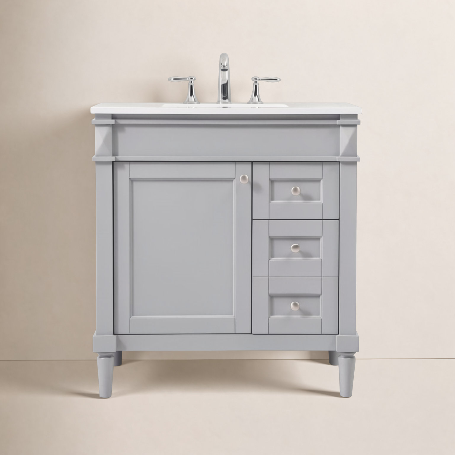 Readington 32'' Single Bathroom Vanity, Gray
