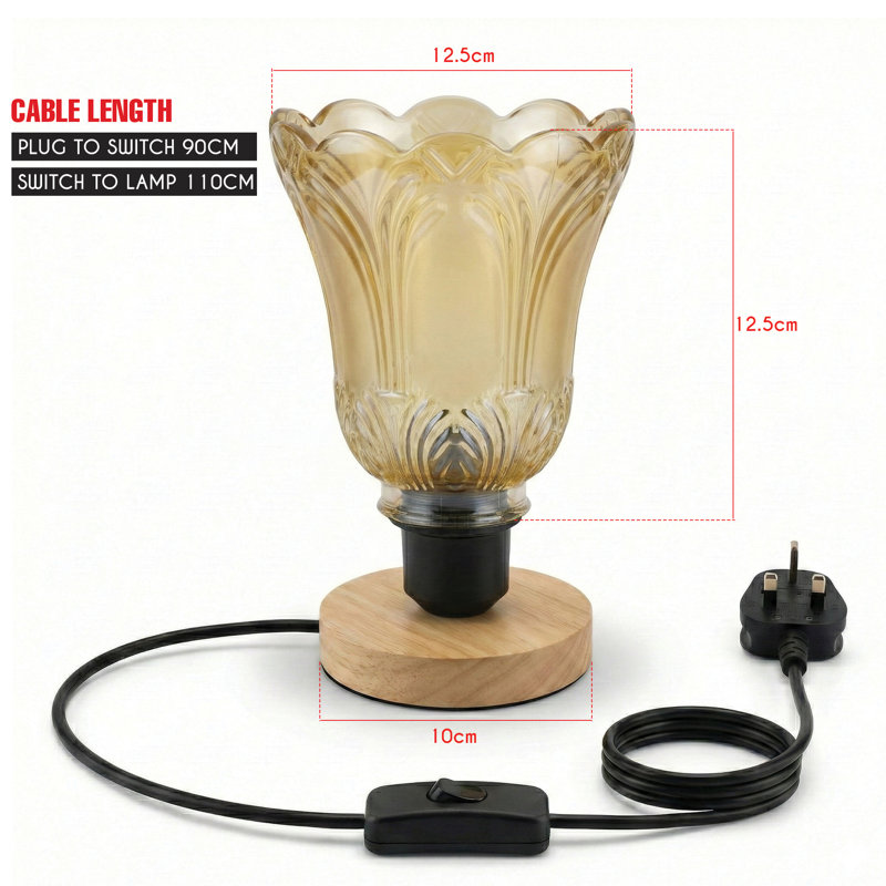 Wood Desk Lamp