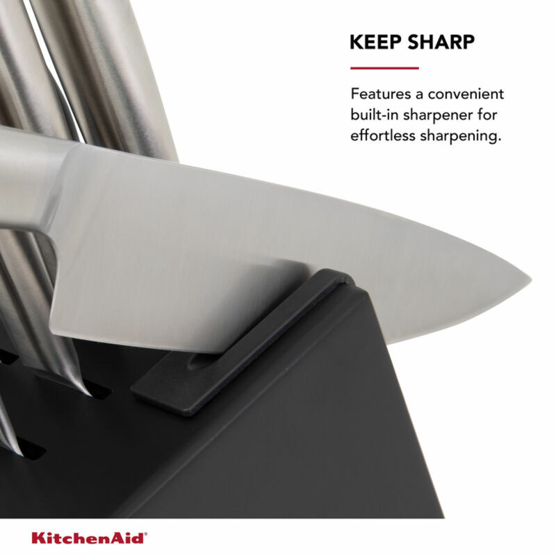 Kitchenaid Gourmet Knife Block Set, 7 Piece