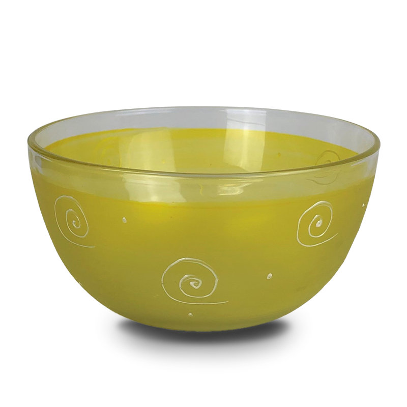 Bol péruvien Splendor Byrl 6 po, H 3 po x l 6 po, Jaune