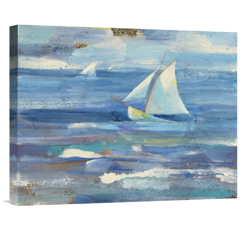 « ocean voile », impression, Toile tendue, Sans mat, H 36 po x l 45 po x P 1,5 po