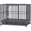 Cage en métal robuste pour chenil