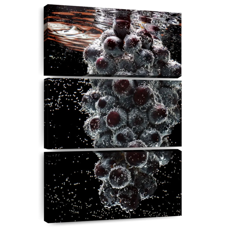 Yarlin Submerged Grapes, 38" H x 24" W