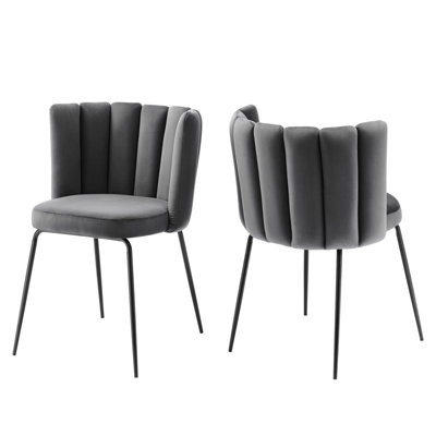 Modway Virtue Performance Velvet Dining Chair