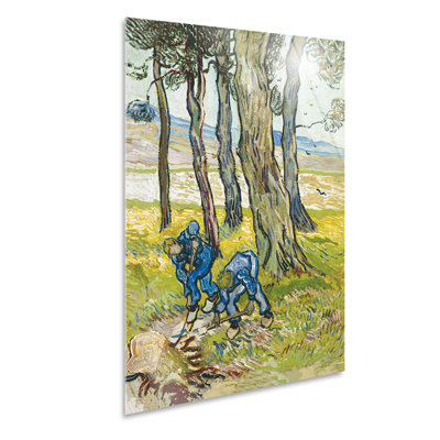 The Spades by Vincent Van Gogh - No Frame Painting on Plastic / Acrylic