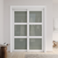 Glass Sliding Closet Door with Installation Hardware Kit
