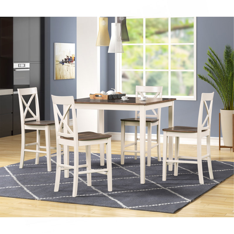 Table de pub + 4 tabourets