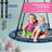 45inch Web/Saucer Swing with 2pcs Tree Hanging Straps, Steel Frame and Adjustable Ropes-113196876