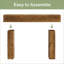 Table de bout polyvalente, console compacte, table basse en bois