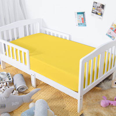 Drap-housse pour lit de bébé, drap de lit en microfibre 100% brossé pour matelas de lit de bébé et de tout-petit standard, 28 x 52 pouces - NTBAY