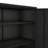 Naomi 32" Metal Accent Cabinet In Black-95726352