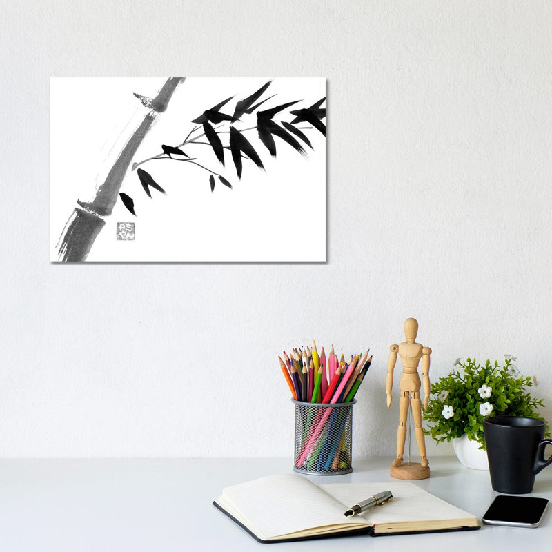 River Bamboo by Péchane - Print on Canvas, Wrapped Canvas, 20.32 cm H x 30.48 cm W