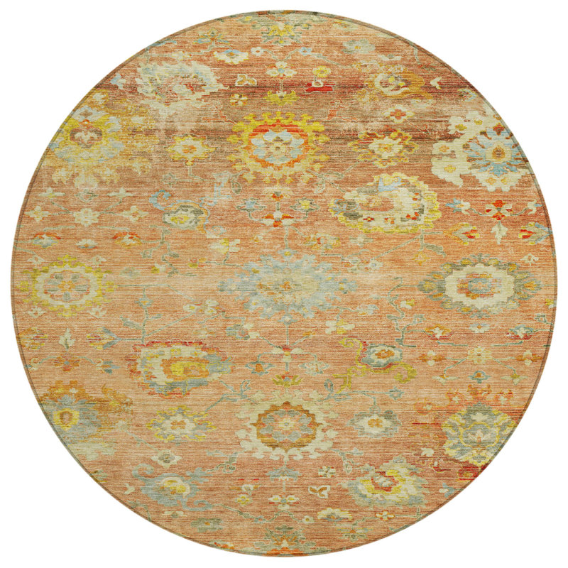 Tapis d'intérieur rond 8 po Coral