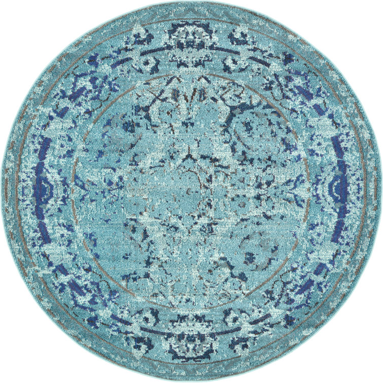 Colfin Washable Floral Indoor Rug