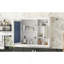 Armoire de salle de bain murale 32 po avec miroir, armoire à pharmacie murale avec 3 tablettes, armoire de rangement avec porte à miroir, blanc