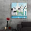 Art mural épique «Harbour Town III No Sign Light» par Phyllis Adams, 36 po x 36 po