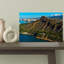 Elevated view of Diamond Head Lighthouse Diamond Head Honolulu Hawaii USA 1 Piece Wrapped Canvas Wall Art-1079294850