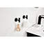 Crochet pour serviette de salle de bain, crochet de douche, acier inoxydable 304 noir mat 6, fixation murale sans perceuse, égratignures, corrosion pour la maison, noir