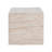 Outdoor/Indoor Square Travertine Lightweight Concrete Side Table