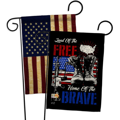 Double Sided 18.5'' H x 13'' W Polyester Garden Flag
