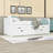 Twin Daybed with Drawers and Twin Trundle-1105690243