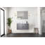 Meuble-lavabo de salle de bain 36 po X P 22 po D et 36 po Miroir à DEL-205833528