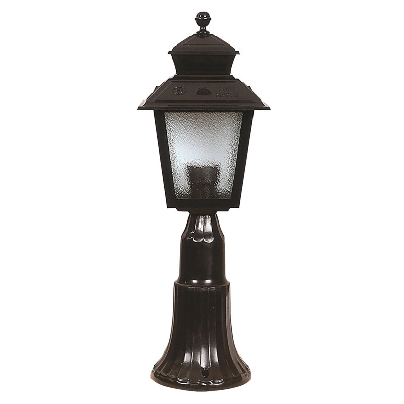 Lampe murale d'extérieur, design industriel noir, 20,9 po x 7,1 po | Corps en ABS durable et capuchon en polycarbonate, douille E27 de 40 W maximum, indice de protection IP65 | Parfait pour les extérieurs traditionnels et nostalgiques, résistant aux intempéries
