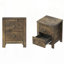 Ensemble de 2 tables de chevet rétro