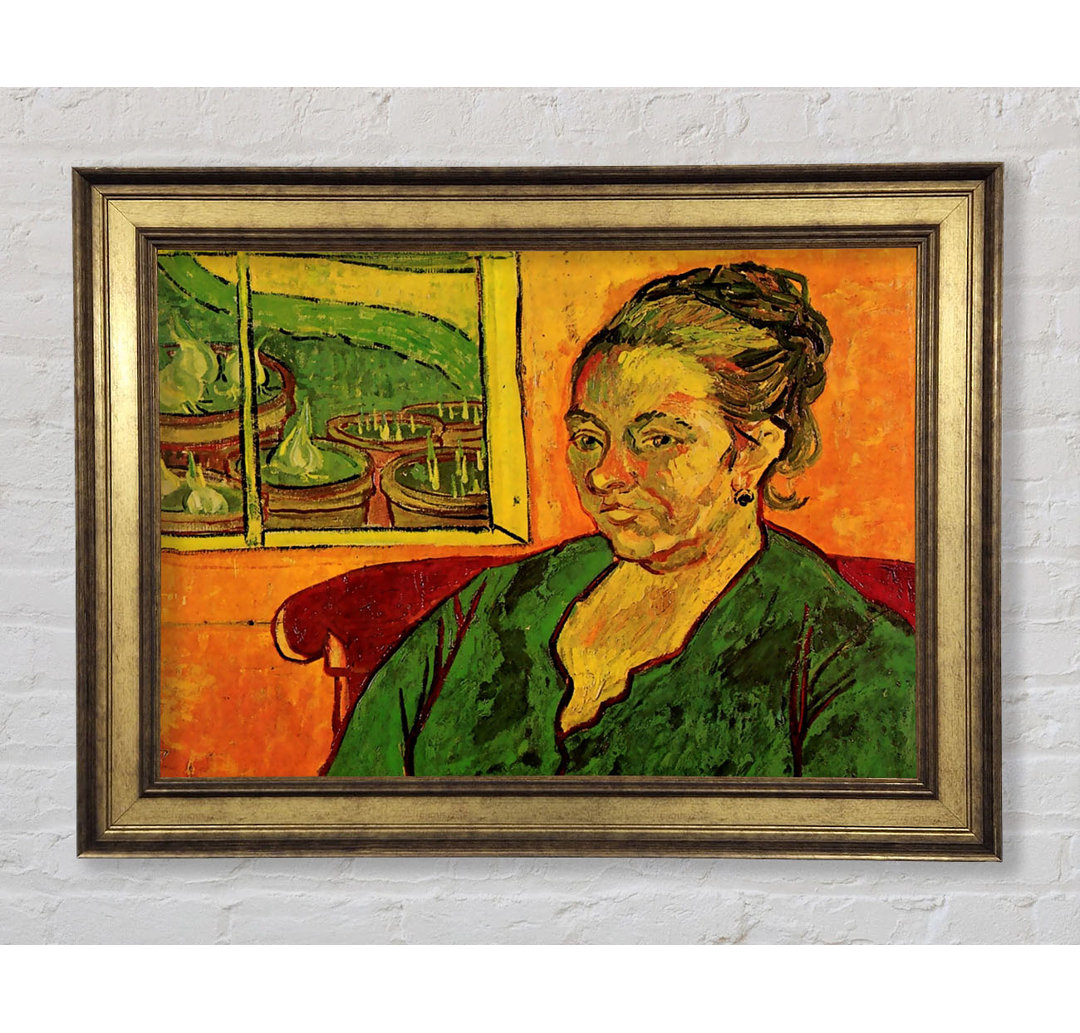 Van Gogh Porträt von Madame Augustine Roulin - Einzelner Bilderrahmen Kunstdrucke