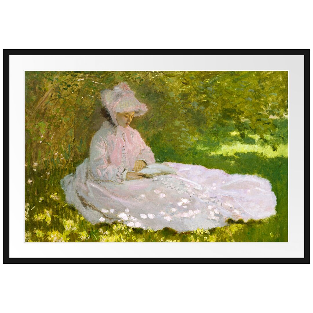 Gerahmter Kunstdruck Springtime von Claude Monet