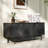 Mid-Century Modern Tv Stand With High Legs For TVs Up To 65"