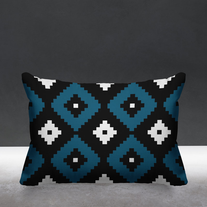 Coussin intérieur / extérieur Nosi, Turquoise