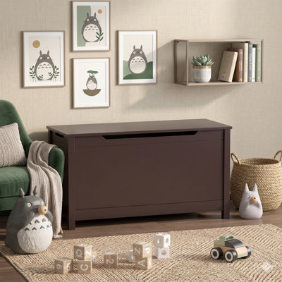 Kids Toy Chest with Safety Hinge – Multi-Functional Storage Box, Durable Panel, Bench Seat, Perfect for Playroom or Bedroom