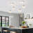 3-Light Globe Glass  Cluster Pendants-1470726665