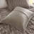 2 PCS  Solid Faux Fur Comforter Mini Set Gray-126579665