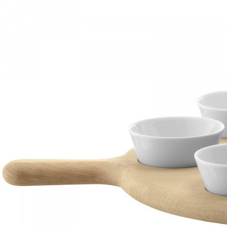 Paddle Porcelain Serving Bowl