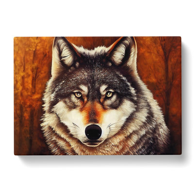 Classic Wolf - Wrapped Canvas