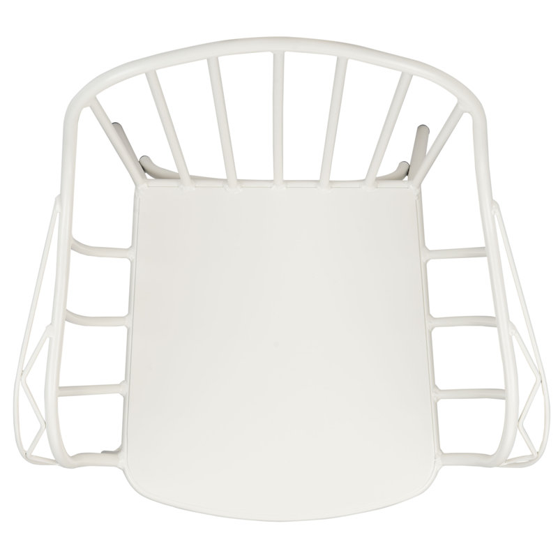 Tucker Outdoor Dining Armchair, Matte White