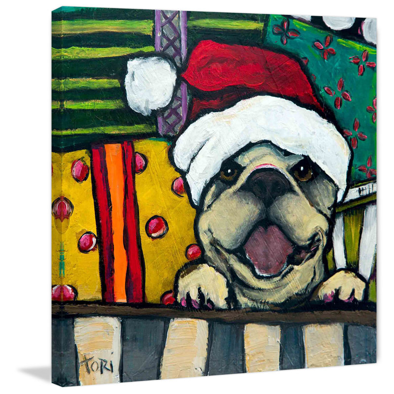 " Frenchie ", 24" H x 24" W x 1.5" D