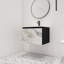Meuble-lavabo mural simple 24 po Chlores